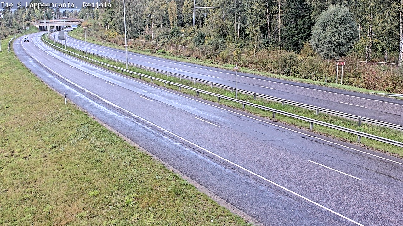 Weather Camera Image Road 6 Lappeenranta, Reijola, Lappeenranta, Etelä-Karjala
