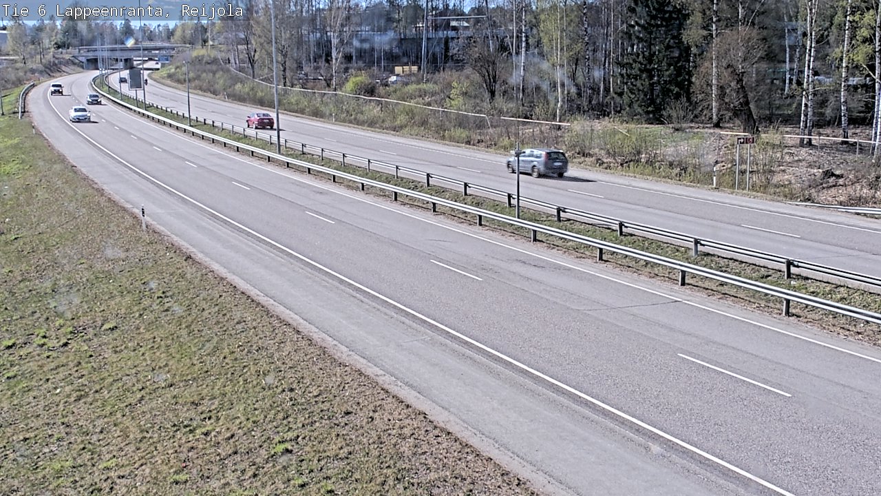 Weather Camera Image Road 6 Lappeenranta, Reijola, Lappeenranta, Etelä-Karjala