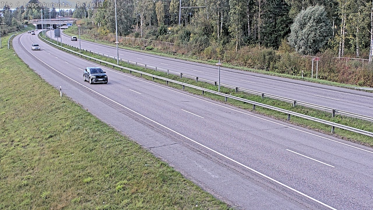 Weather Camera Image Road 6 Lappeenranta, Reijola, Lappeenranta, Etelä-Karjala