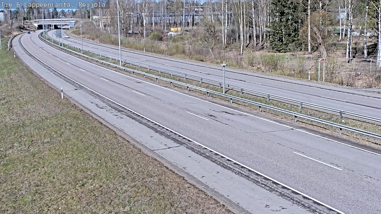 Weather Camera Image Road 6 Lappeenranta, Reijola, Lappeenranta, Etelä-Karjala