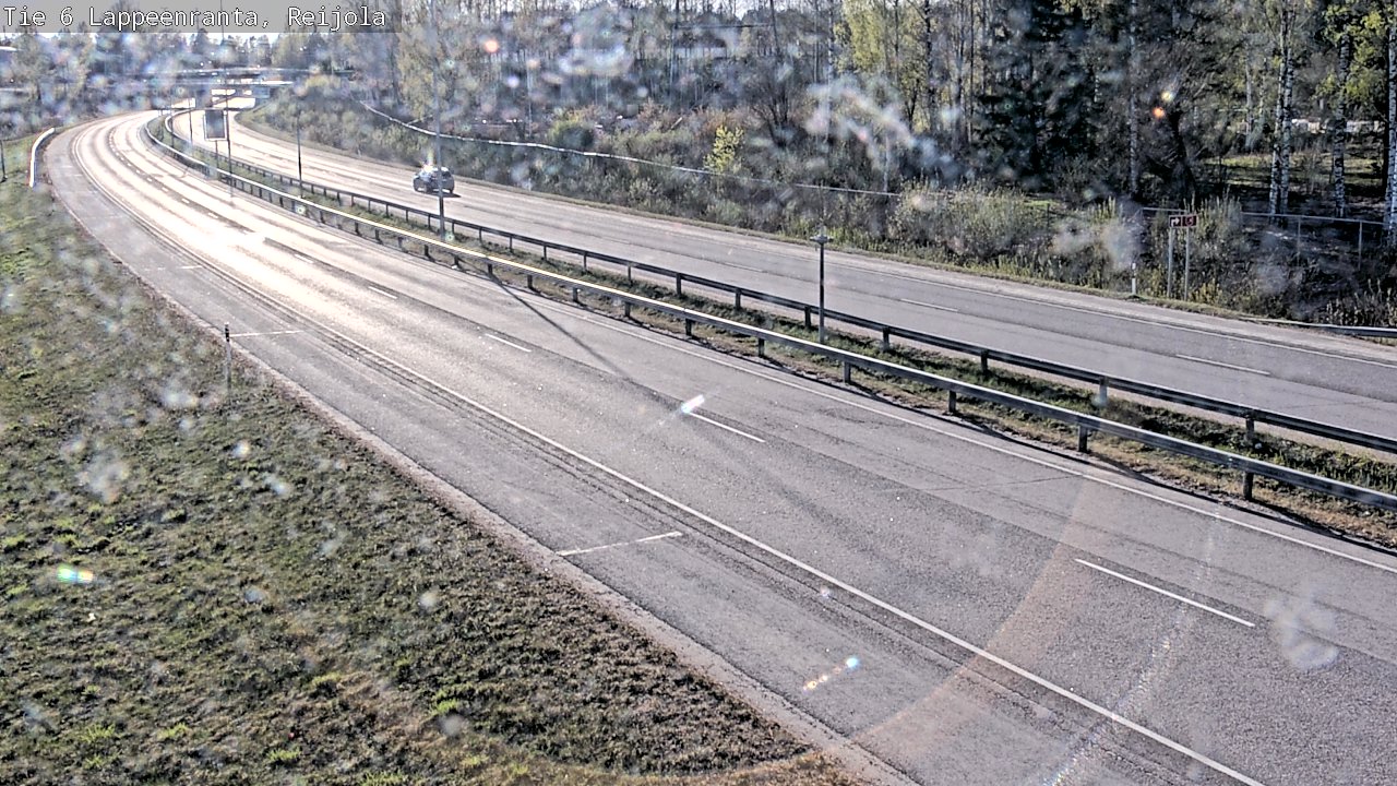 Weather Camera Image Road 6 Lappeenranta, Reijola, Lappeenranta, Etelä-Karjala
