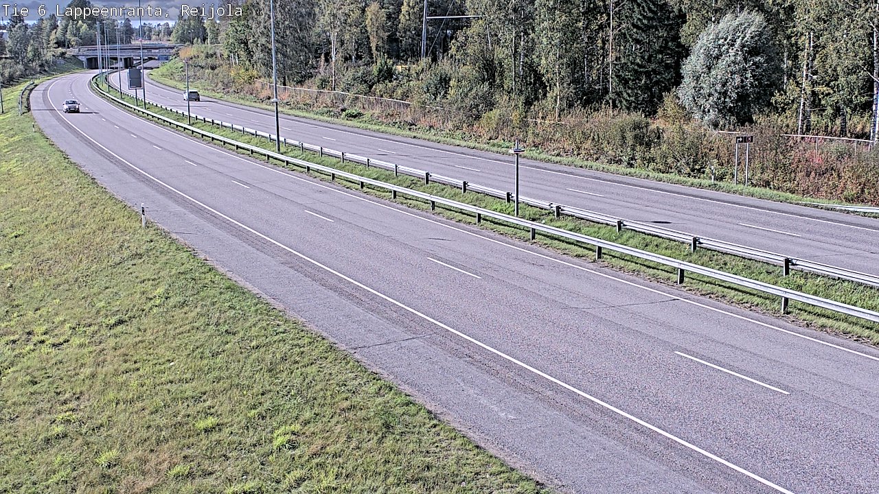Weather Camera Image Road 6 Lappeenranta, Reijola, Lappeenranta, Etelä-Karjala
