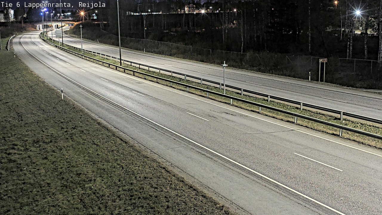 Weather Camera Image Road 6 Lappeenranta, Reijola, Lappeenranta, Etelä-Karjala