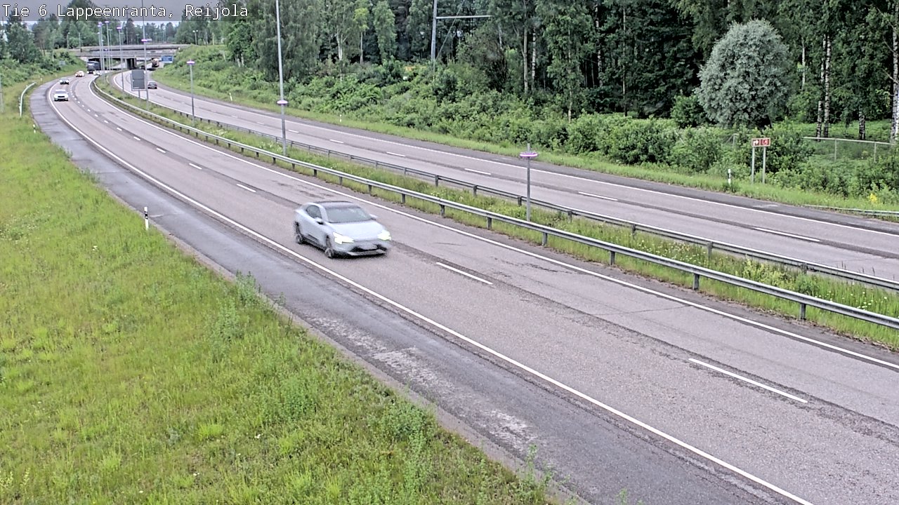 Weather Camera Image Road 6 Lappeenranta, Reijola, Lappeenranta, Etelä-Karjala