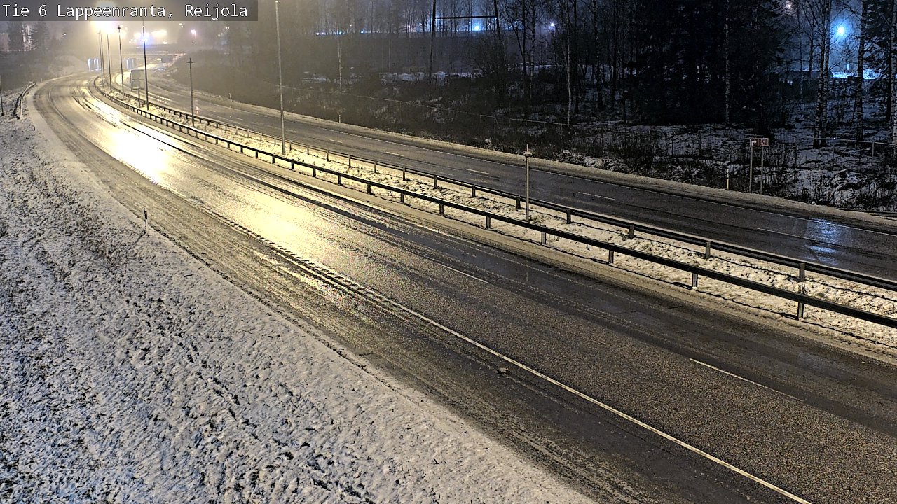 Weather Camera Image Road 6 Lappeenranta, Reijola, Lappeenranta, Etelä-Karjala