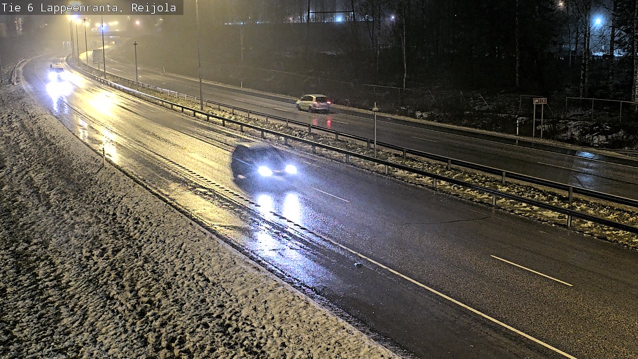 Weather Camera Image Road 6 Lappeenranta, Reijola, Lappeenranta, Etelä-Karjala