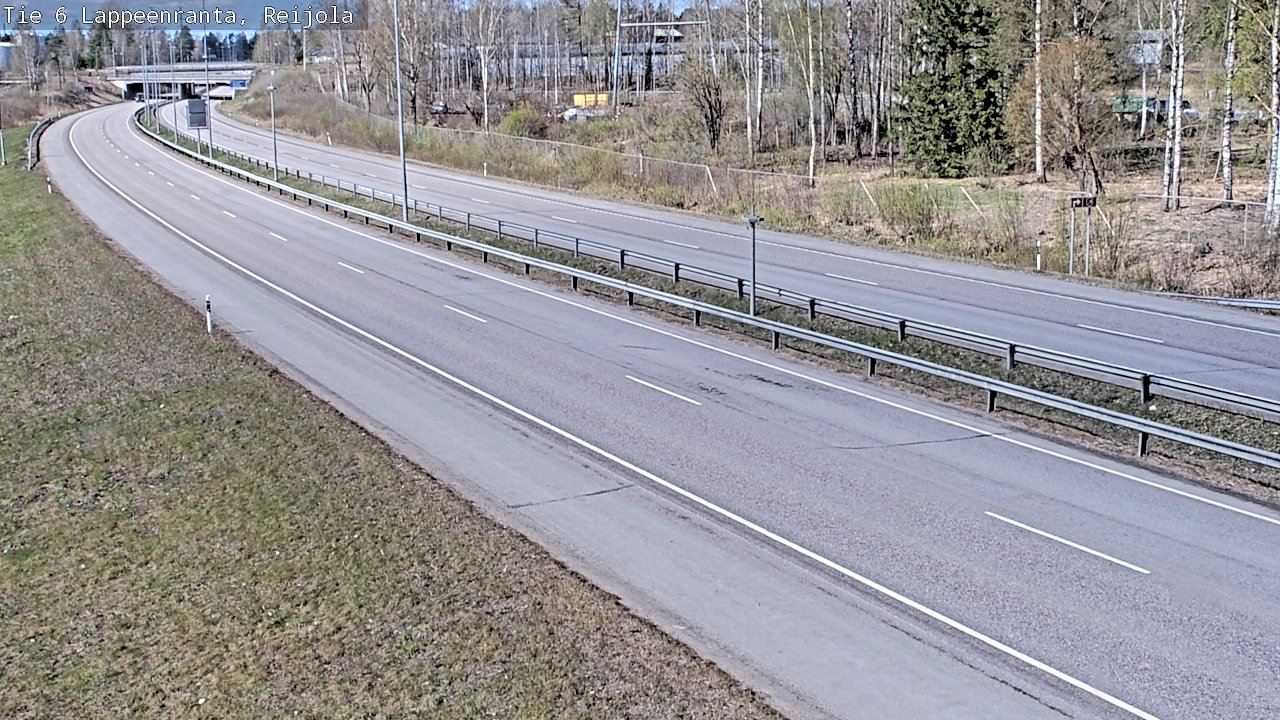 Weather Camera Image Road 6 Lappeenranta, Reijola, Lappeenranta, Etelä-Karjala