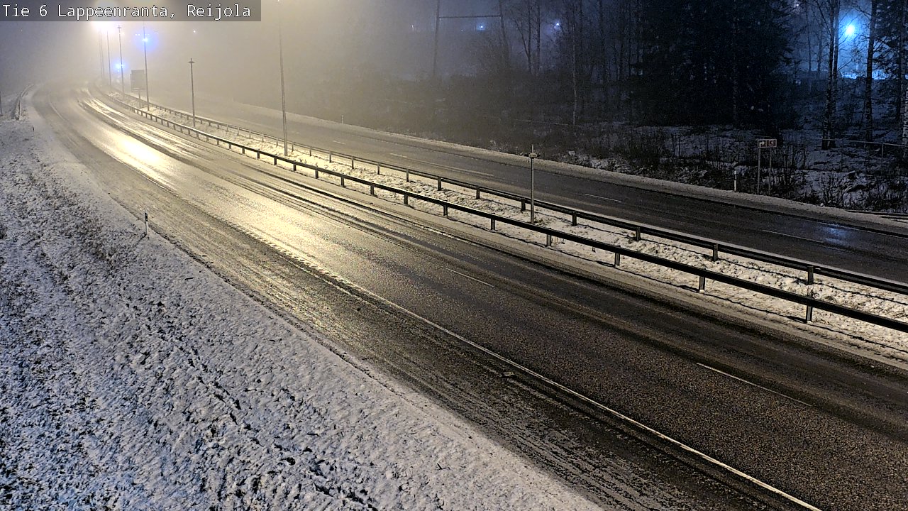 Weather Camera Image Road 6 Lappeenranta, Reijola, Lappeenranta, Etelä-Karjala