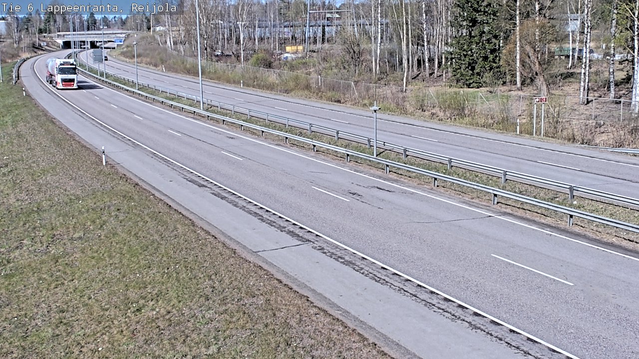 Weather Camera Image Road 6 Lappeenranta, Reijola, Lappeenranta, Etelä-Karjala