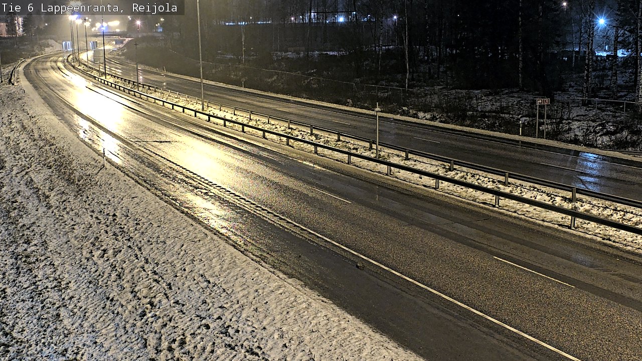 Weather Camera Image Road 6 Lappeenranta, Reijola, Lappeenranta, Etelä-Karjala