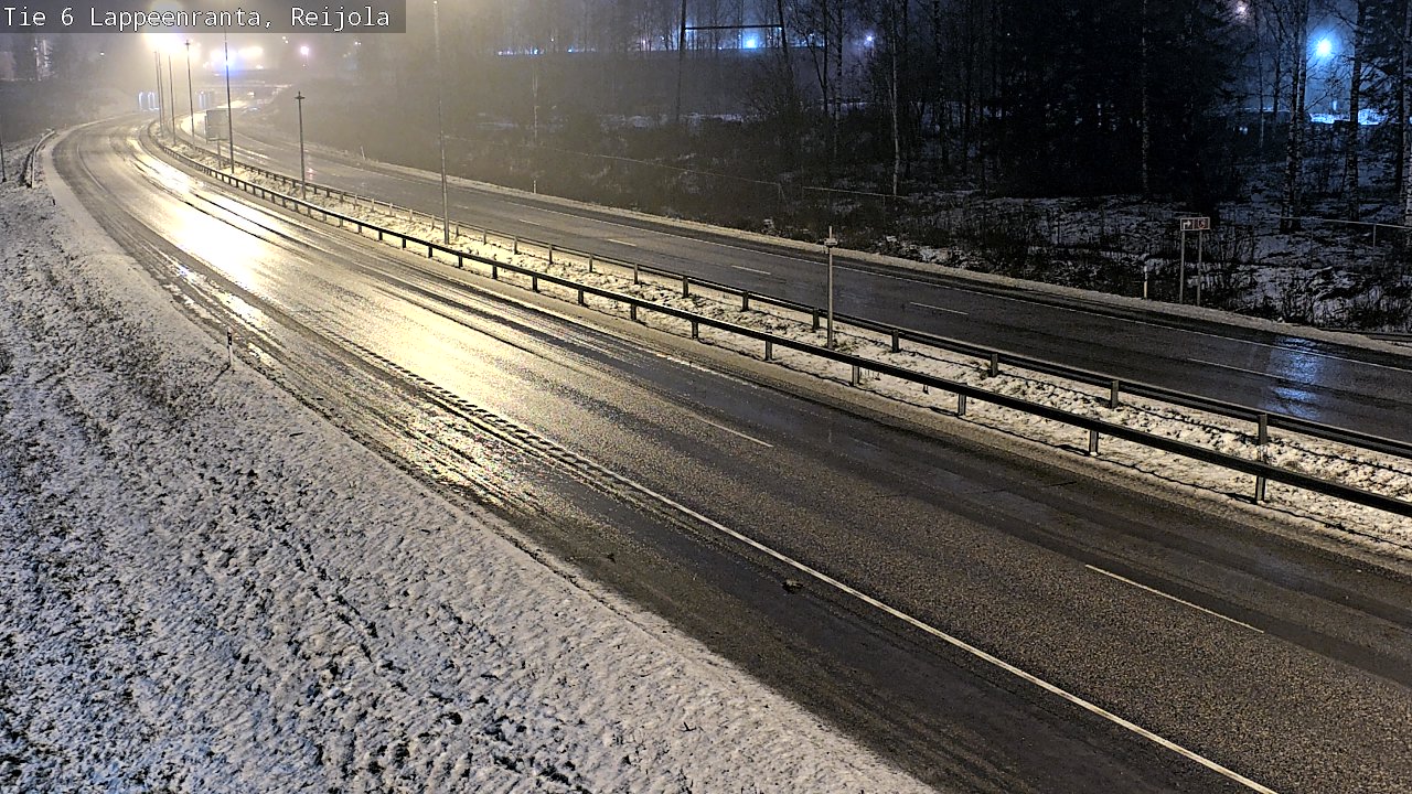 Weather Camera Image Road 6 Lappeenranta, Reijola, Lappeenranta, Etelä-Karjala