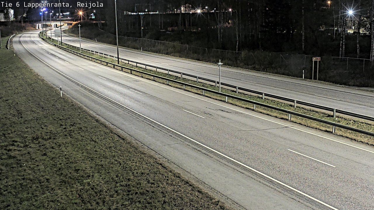 Weather Camera Image Road 6 Lappeenranta, Reijola, Lappeenranta, Etelä-Karjala