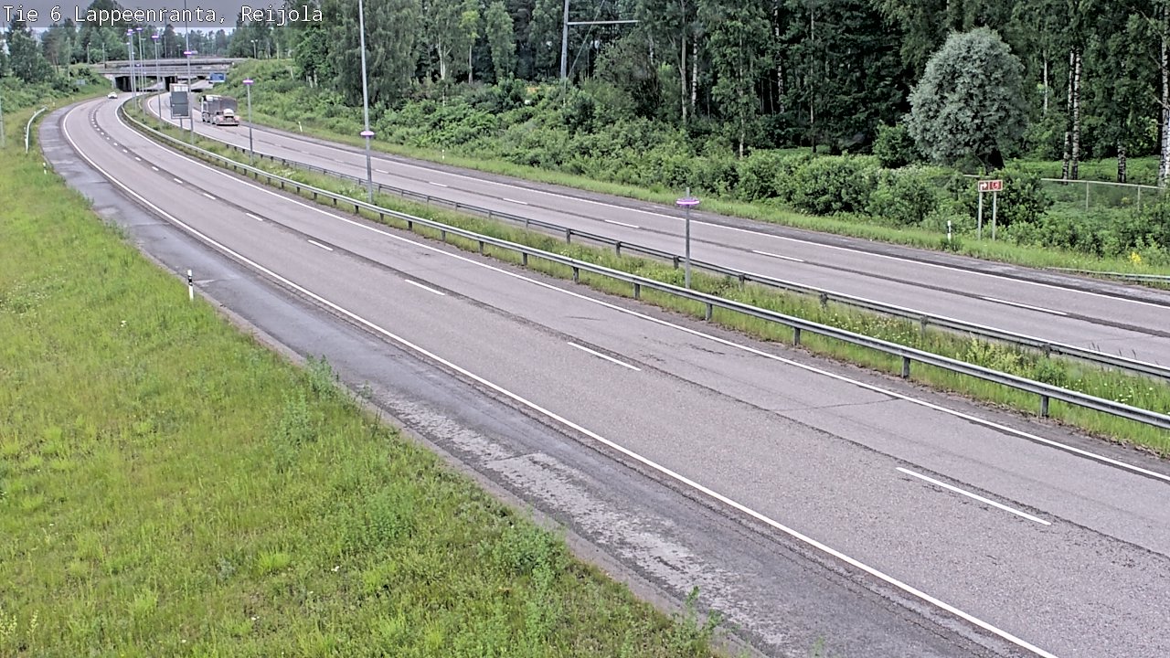 Weather Camera Image Road 6 Lappeenranta, Reijola, Lappeenranta, Etelä-Karjala