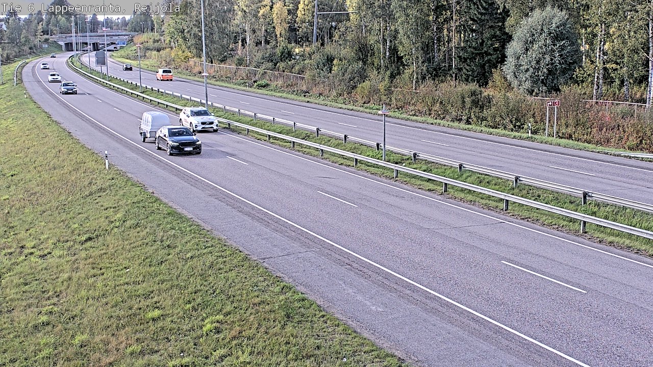 Weather Camera Image Road 6 Lappeenranta, Reijola, Lappeenranta, Etelä-Karjala