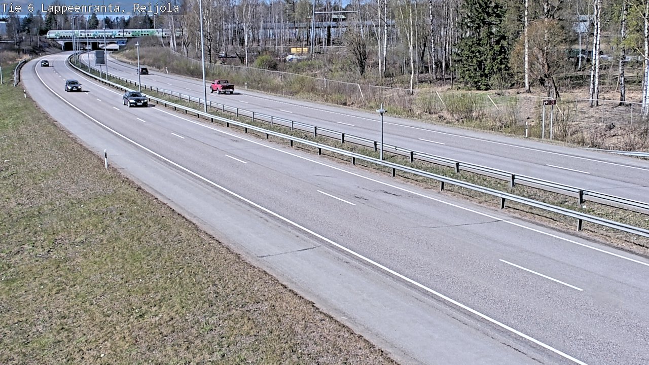 Weather Camera Image Road 6 Lappeenranta, Reijola, Lappeenranta, Etelä-Karjala
