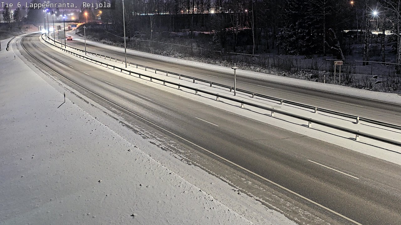 Weather Camera Image Road 6 Lappeenranta, Reijola, Lappeenranta, Etelä-Karjala