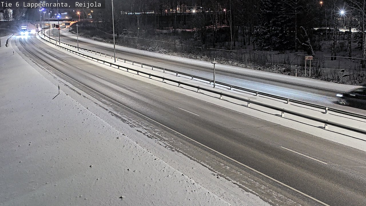 Weather Camera Image Road 6 Lappeenranta, Reijola, Lappeenranta, Etelä-Karjala