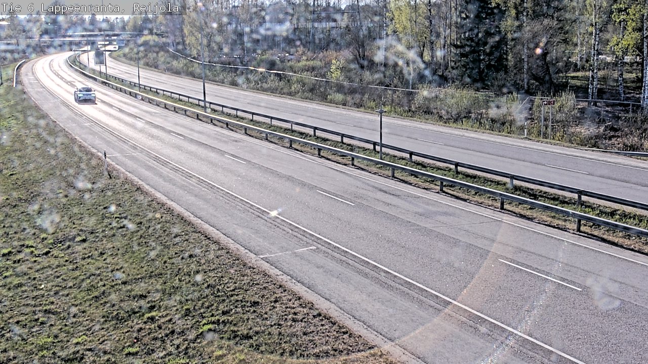 Weather Camera Image Road 6 Lappeenranta, Reijola, Lappeenranta, Etelä-Karjala