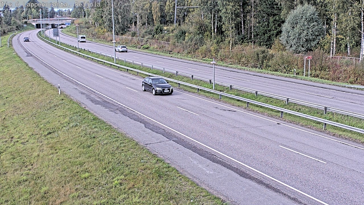 Weather Camera Image Road 6 Lappeenranta, Reijola, Lappeenranta, Etelä-Karjala