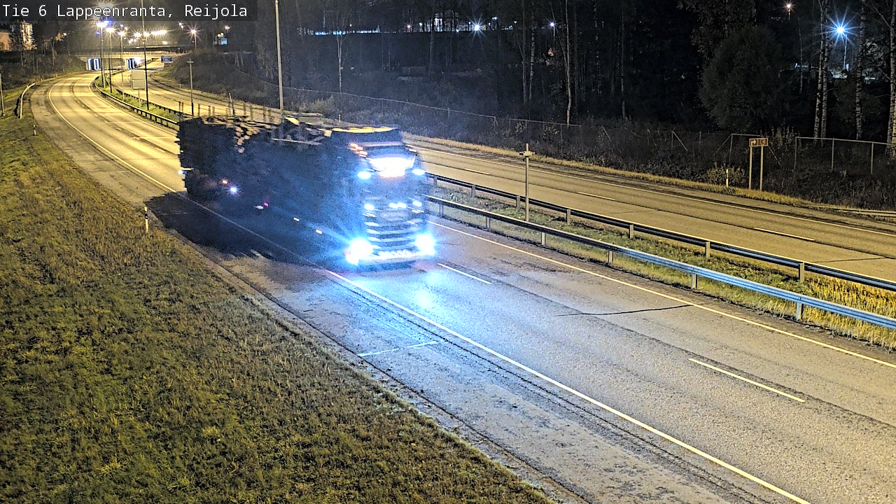 Weather Camera Image Väg 6 Villmanstrand, Reijola, Lappeenranta, Etelä-Karjala