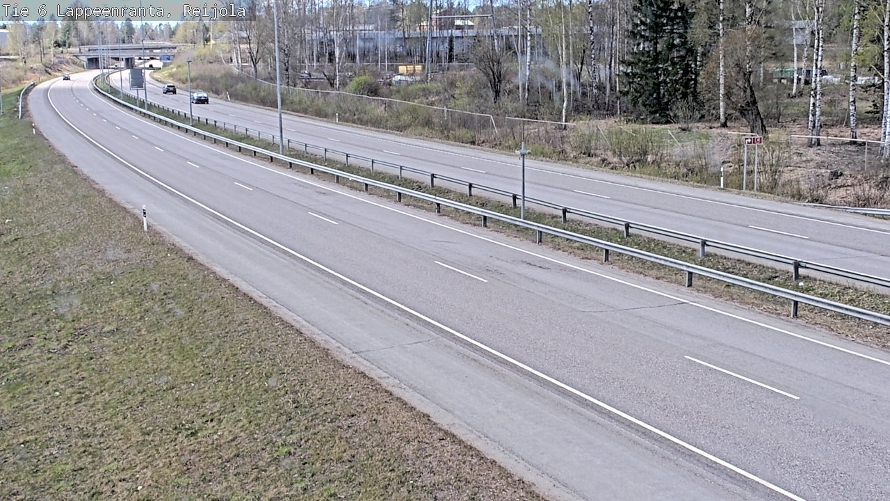 Weather Camera Image Road 6 Lappeenranta, Reijola, Lappeenranta, Etelä-Karjala