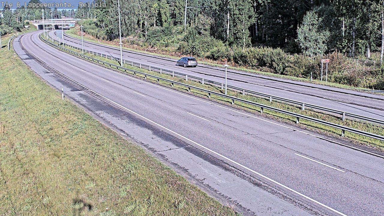 Weather Camera Image Road 6 Lappeenranta, Reijola, Lappeenranta, Etelä-Karjala