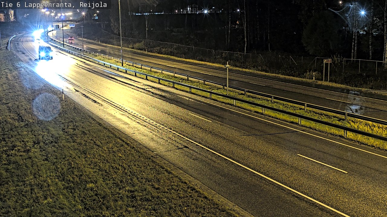 Weather Camera Image Road 6 Lappeenranta, Reijola, Lappeenranta, Etelä-Karjala