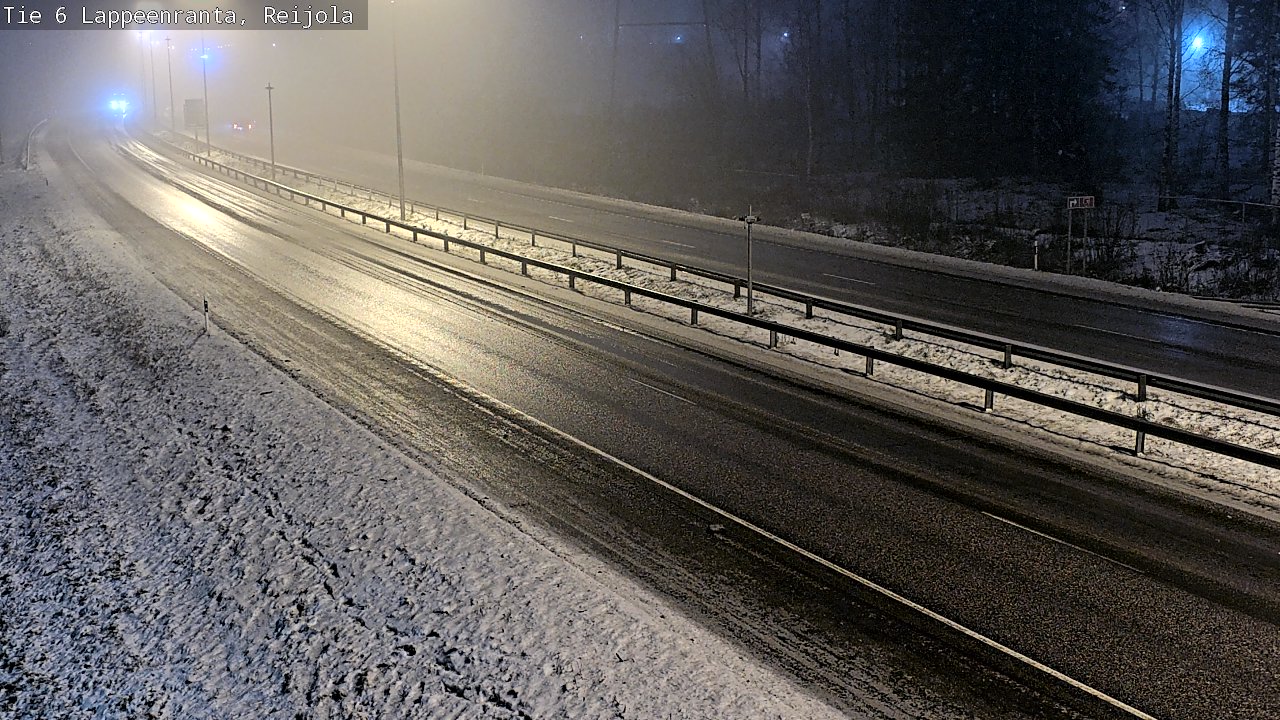 Weather Camera Image Road 6 Lappeenranta, Reijola, Lappeenranta, Etelä-Karjala