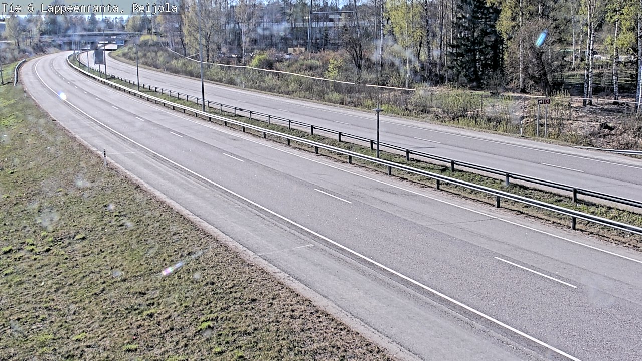 Weather Camera Image Road 6 Lappeenranta, Reijola, Lappeenranta, Etelä-Karjala