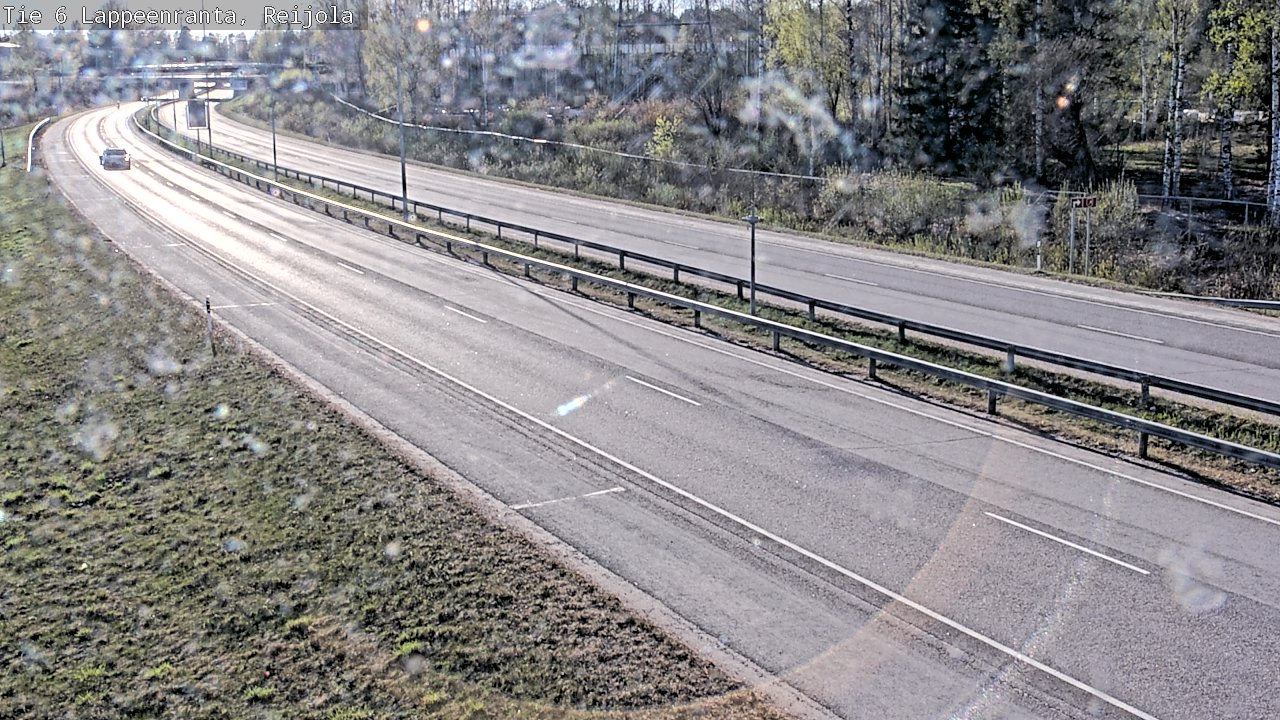 Weather Camera Image Road 6 Lappeenranta, Reijola, Lappeenranta, Etelä-Karjala