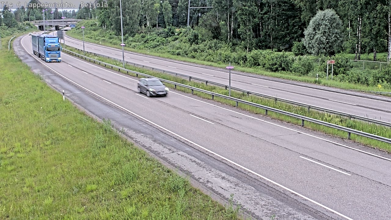 Weather Camera Image Road 6 Lappeenranta, Reijola, Lappeenranta, Etelä-Karjala