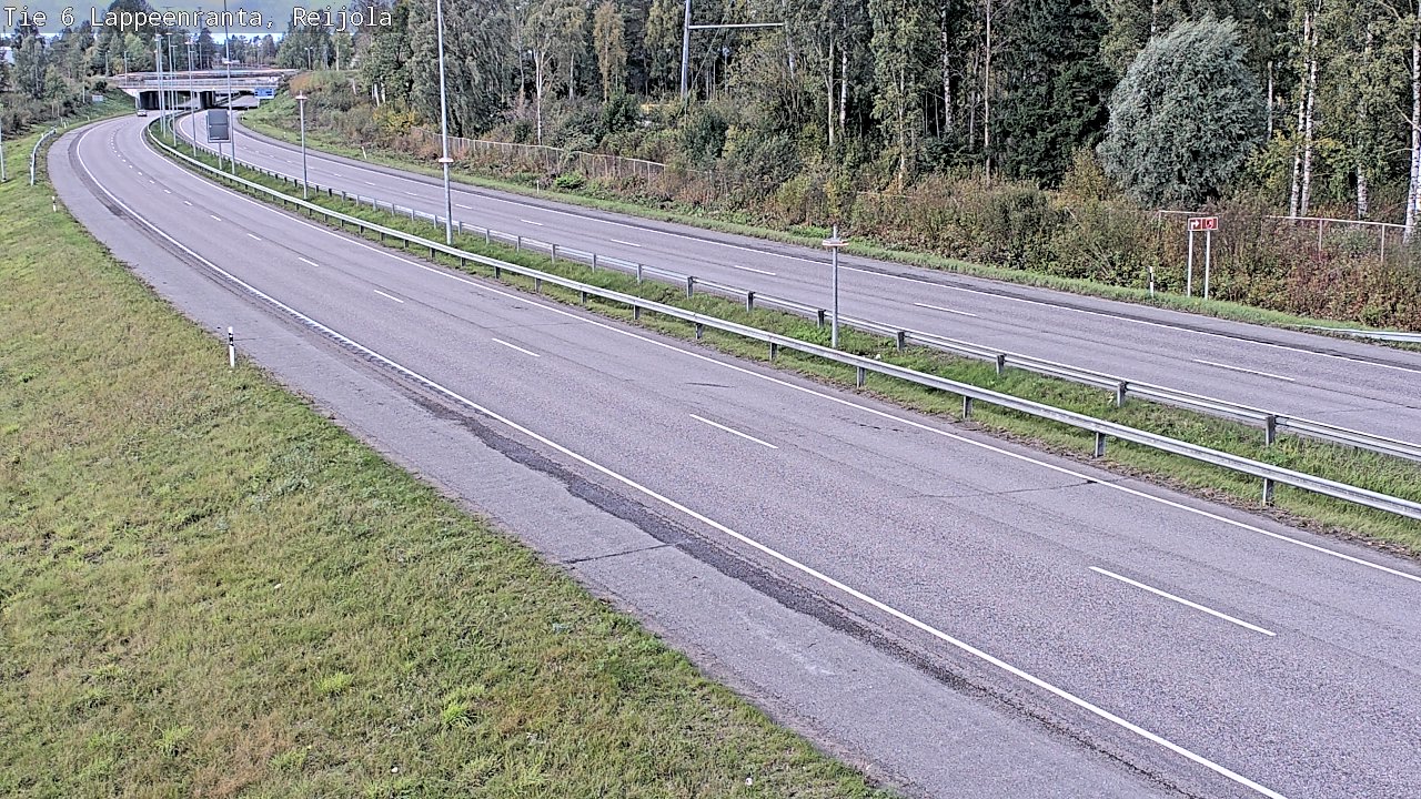 Weather Camera Image Road 6 Lappeenranta, Reijola, Lappeenranta, Etelä-Karjala