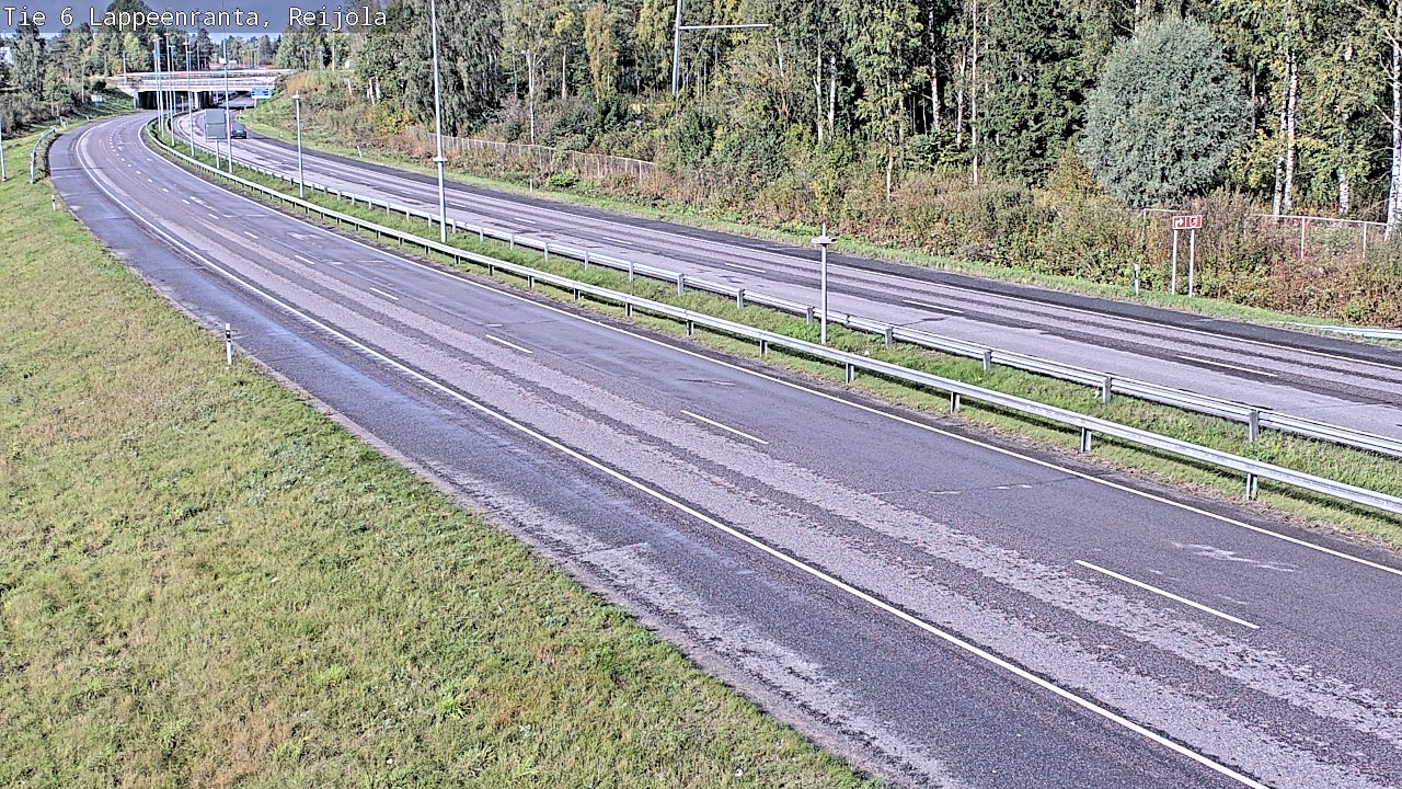 Weather Camera Image Road 6 Lappeenranta, Reijola, Lappeenranta, Etelä-Karjala