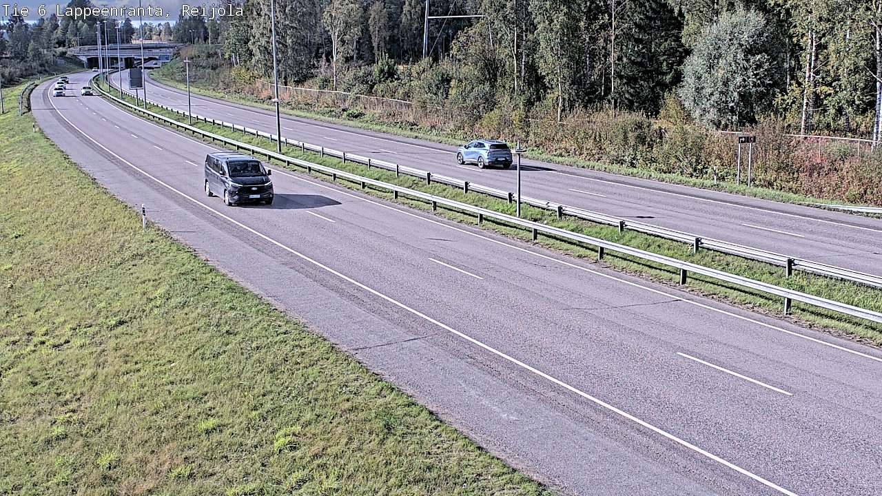 Weather Camera Image Road 6 Lappeenranta, Reijola, Lappeenranta, Etelä-Karjala