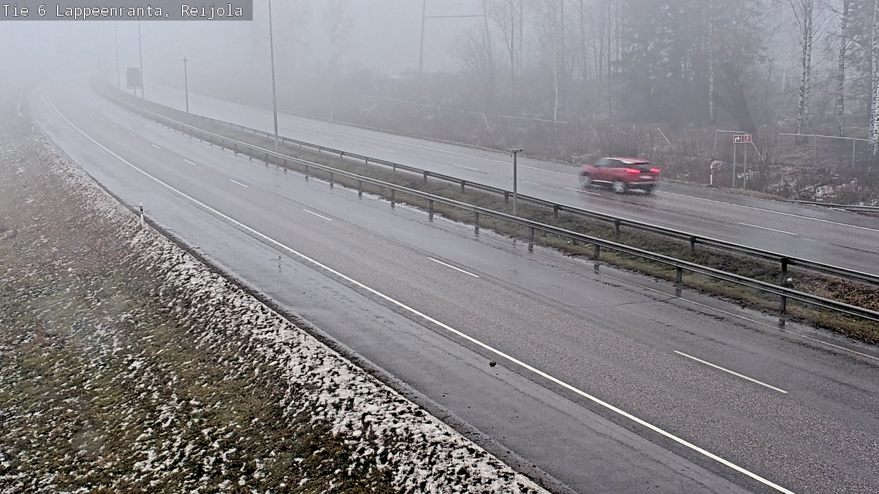 Weather Camera Image Road 6 Lappeenranta, Reijola, Lappeenranta, Etelä-Karjala