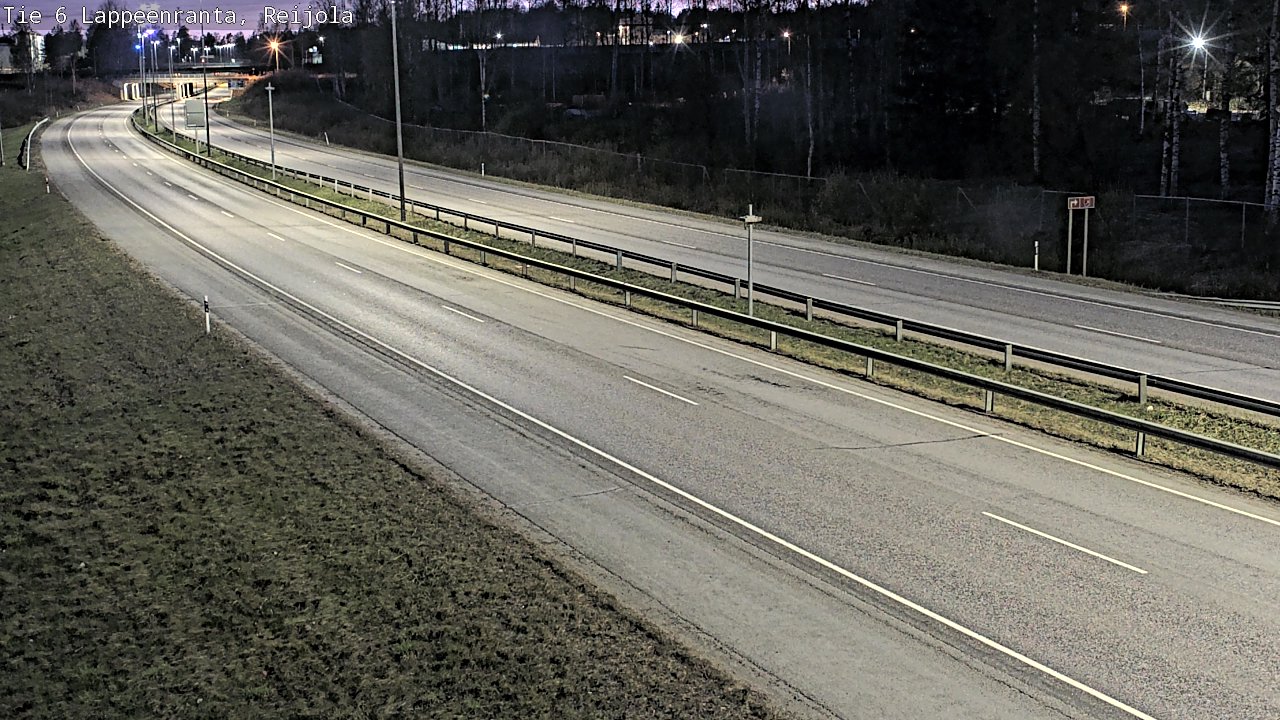 Weather Camera Image Road 6 Lappeenranta, Reijola, Lappeenranta, Etelä-Karjala
