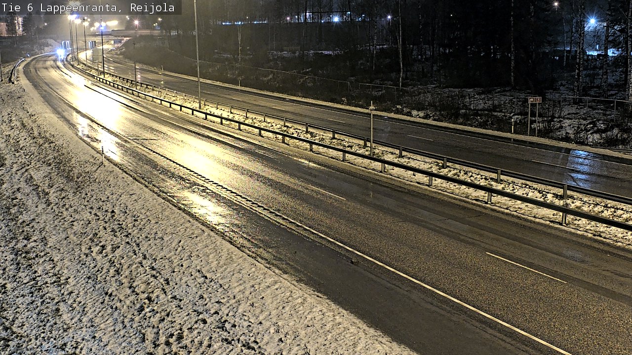 Weather Camera Image Road 6 Lappeenranta, Reijola, Lappeenranta, Etelä-Karjala
