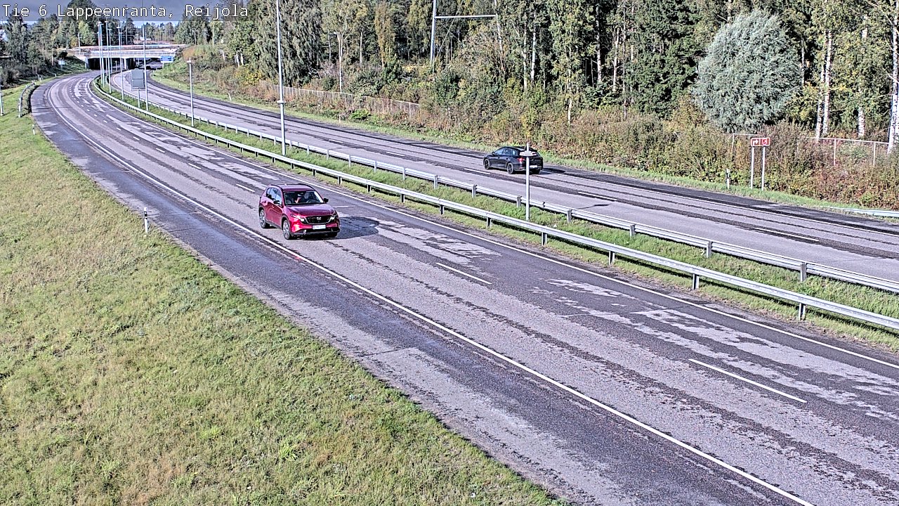 Weather Camera Image Road 6 Lappeenranta, Reijola, Lappeenranta, Etelä-Karjala