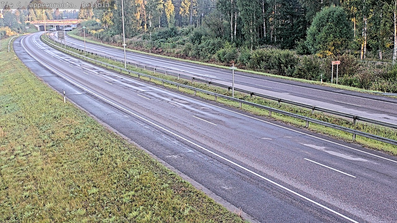 Weather Camera Image Road 6 Lappeenranta, Reijola, Lappeenranta, Etelä-Karjala