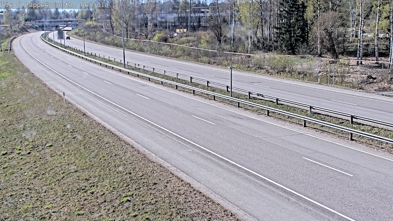Weather Camera Image Road 6 Lappeenranta, Reijola, Lappeenranta, Etelä-Karjala