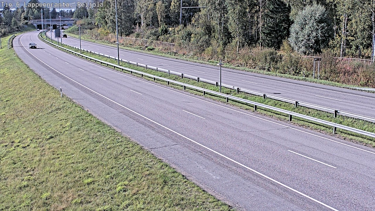 Weather Camera Image Road 6 Lappeenranta, Reijola, Lappeenranta, Etelä-Karjala