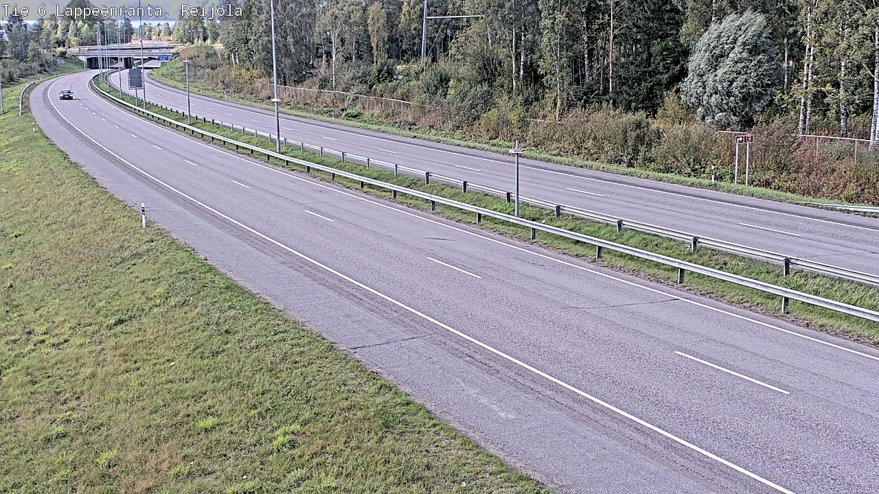 Weather Camera Image Road 6 Lappeenranta, Reijola, Lappeenranta, Etelä-Karjala