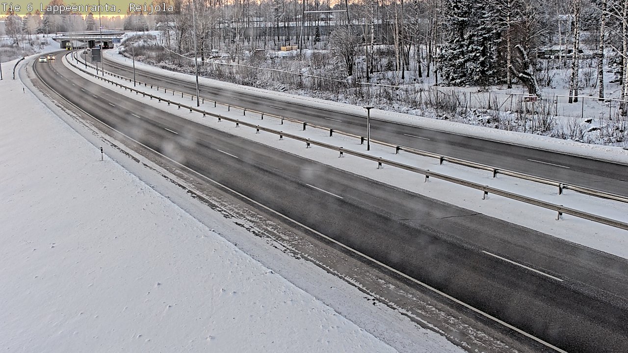 Weather Camera Image Road 6 Lappeenranta, Reijola, Lappeenranta, Etelä-Karjala