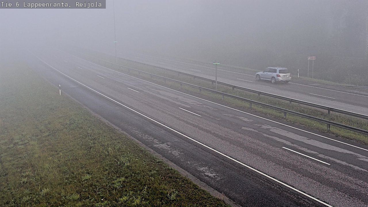 Weather Camera Image Road 6 Lappeenranta, Reijola, Lappeenranta, Etelä-Karjala