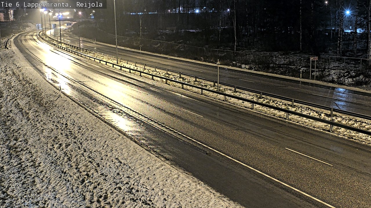 Weather Camera Image Road 6 Lappeenranta, Reijola, Lappeenranta, Etelä-Karjala