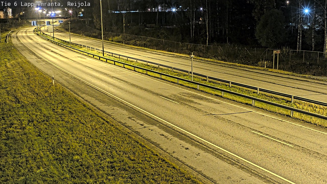 Weather Camera Image Road 6 Lappeenranta, Reijola, Lappeenranta, Etelä-Karjala