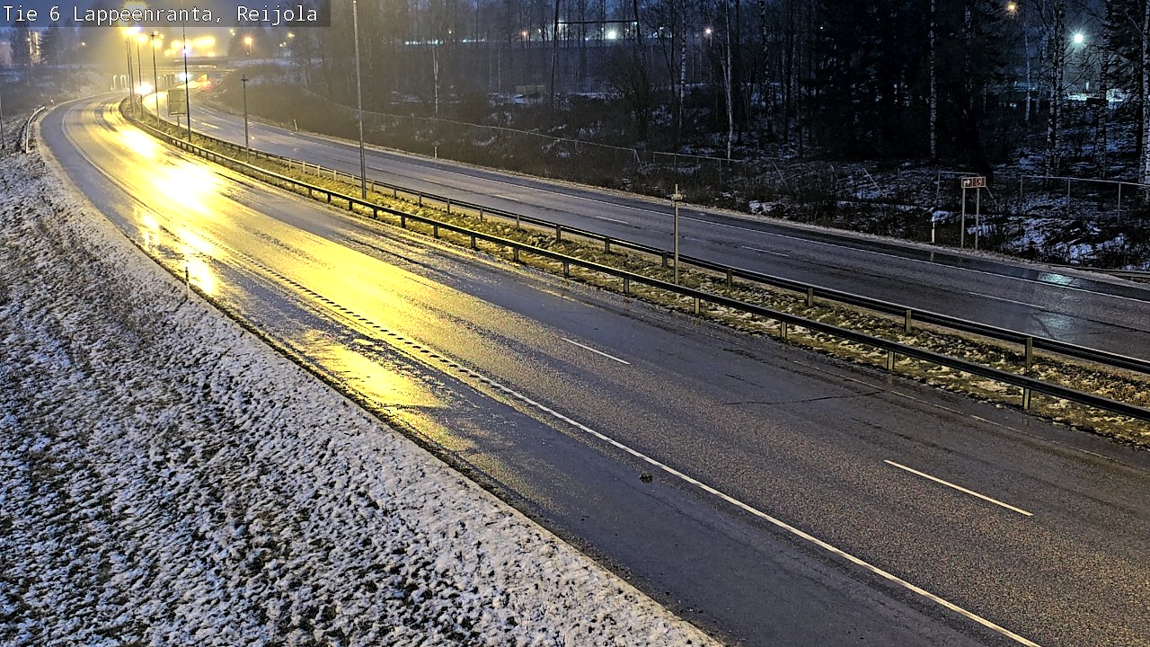 Weather Camera Image Road 6 Lappeenranta, Reijola, Lappeenranta, Etelä-Karjala