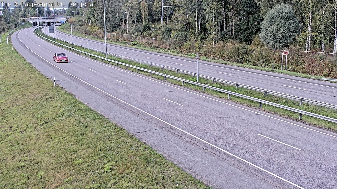 Weather Camera Image Road 6 Lappeenranta, Reijola, Lappeenranta, Etelä-Karjala