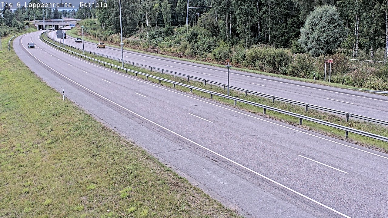 Weather Camera Image Väg 6 Villmanstrand, Reijola, Lappeenranta, Etelä-Karjala