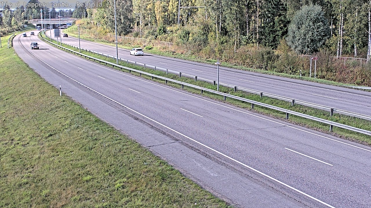 Weather Camera Image Road 6 Lappeenranta, Reijola, Lappeenranta, Etelä-Karjala